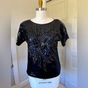1980’s Beaded Blouse